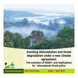 Avoiding deforestation and forest d...