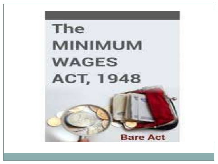 Payment Wages act 1948