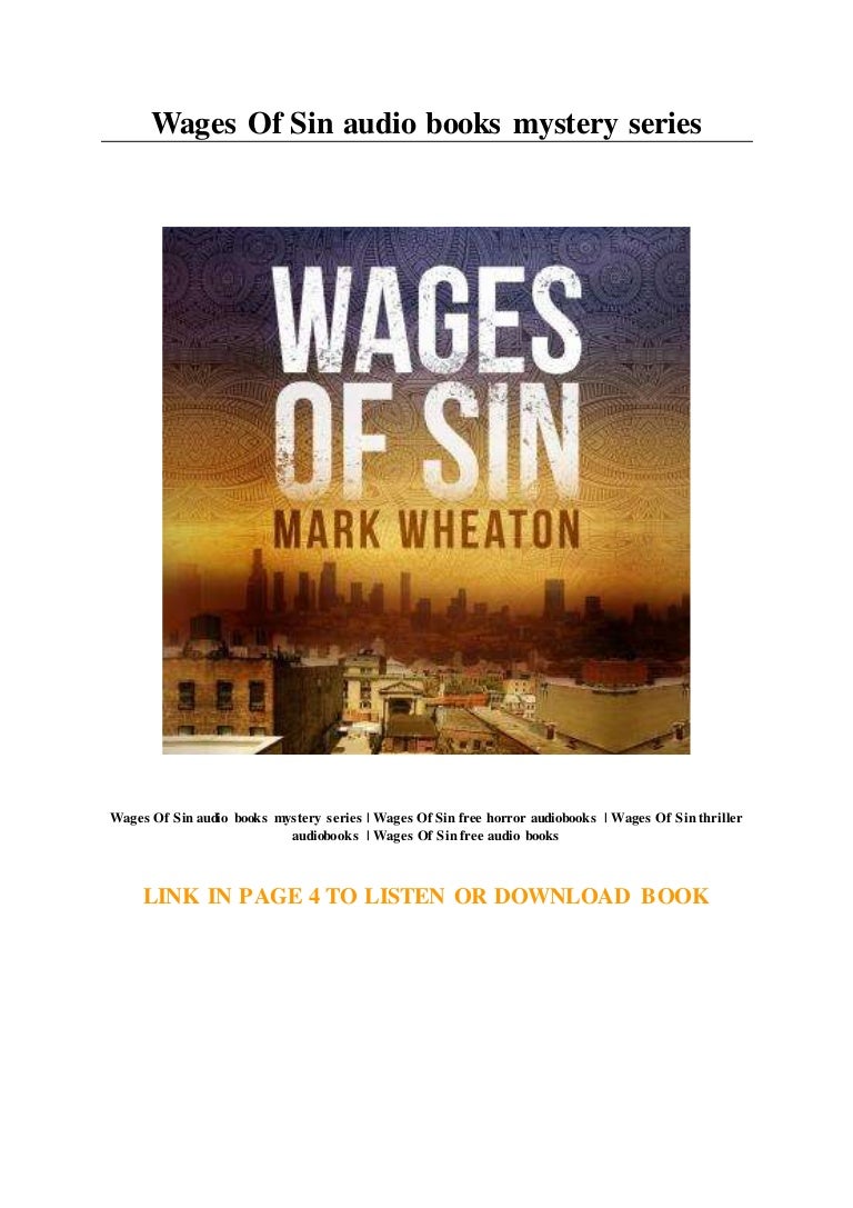 Wages Of Sin audio books mystery series