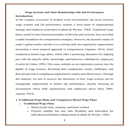 Wage Systems and Their Relationship with Job Performance.pdf