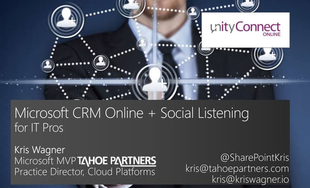  CRM Online + Social Listening