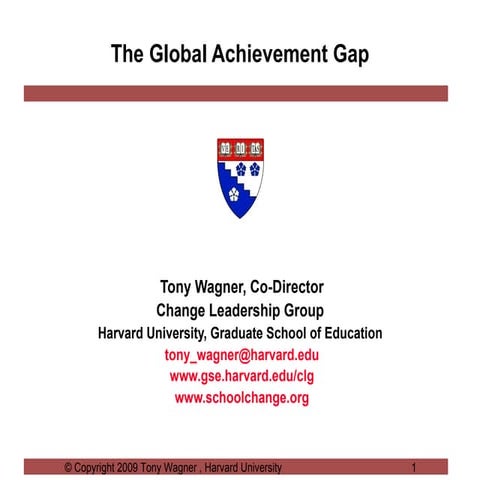 The Global Achievement Gap