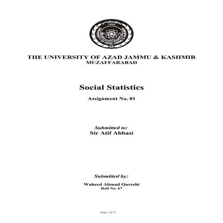 Social statistics | DOC