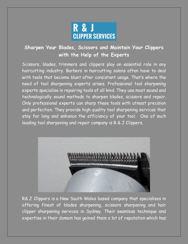 sharpening wahl clipper blades