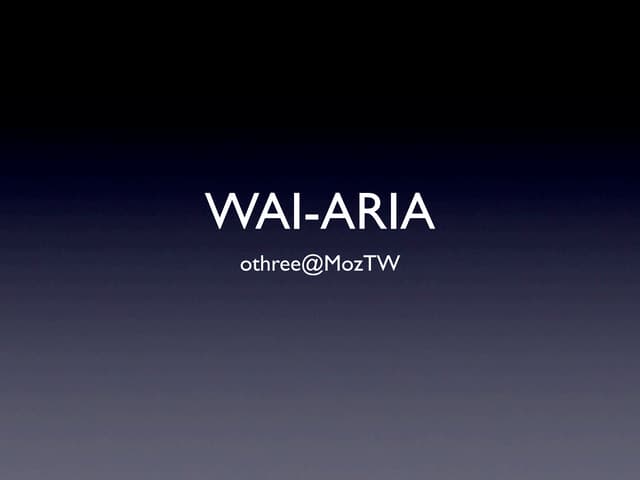WAI-ARIA