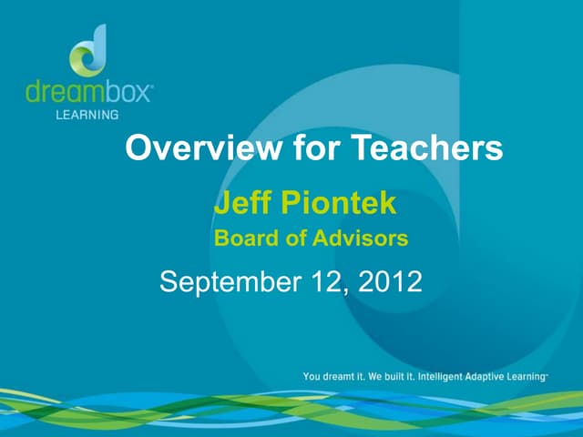 Waialae Dreambox Presentation