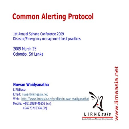 Common Alerting Protocol | PDF