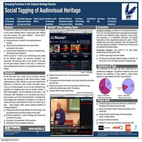 Emerging Practices in the Cultural Heritage Domain Social Tagging of Audiovis...