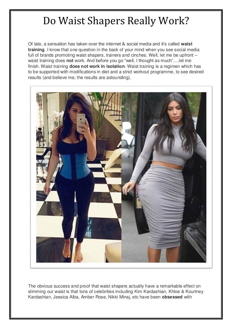 Do Waist Shapers Really Work?