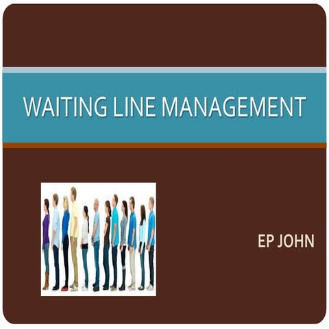 Waiting line | PPTX