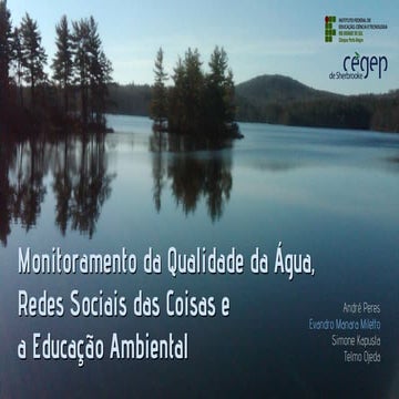 WAITS - Water Quality Information System - SBIE 2013 / UNICAMP