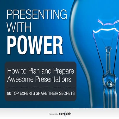 Presenting with Power: How to Plan and Prepare Awesome Presentations