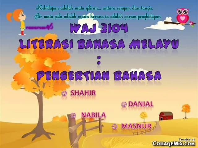 Waj 3104   Definisi Bahasa