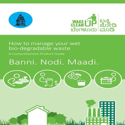Wake Up Clean Up  - How to process wet waste - Hand book-3.5.2013