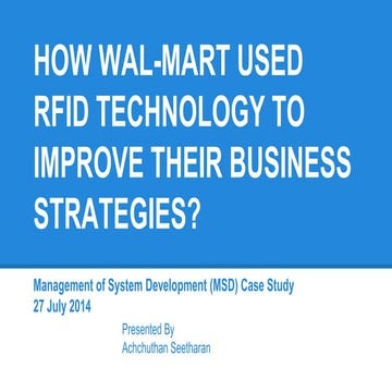 Walmart and RFID