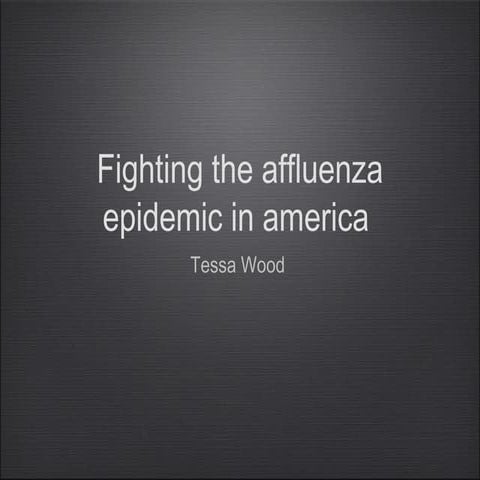 Walden- Affluenza Power Point