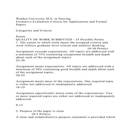 Walden University M.S. in NursingFormative Evaluation Criteria f.docx