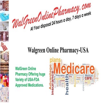 Online Walgreens Pharmacy