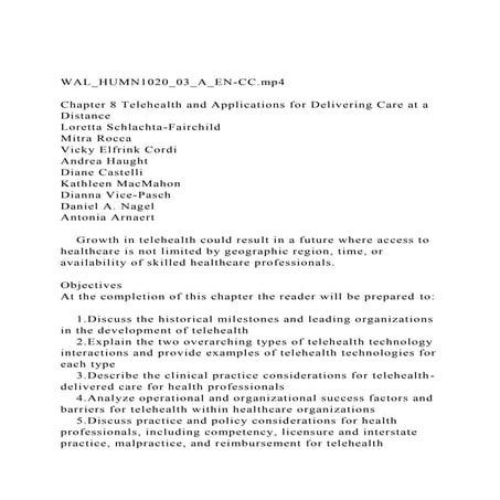 WAL_HUMN1020_03_A_EN-CC.mp4Chapter 8 Telehealth and Applicat.docx