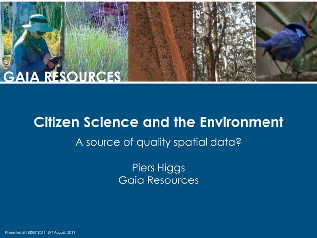 Citizen Science and the Environment