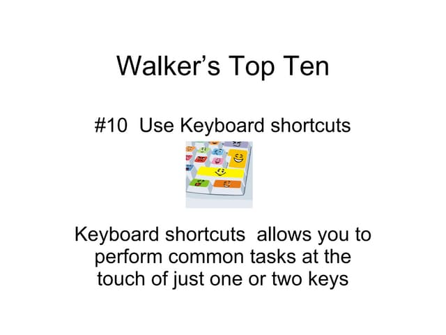 Walker’S Top Ten
