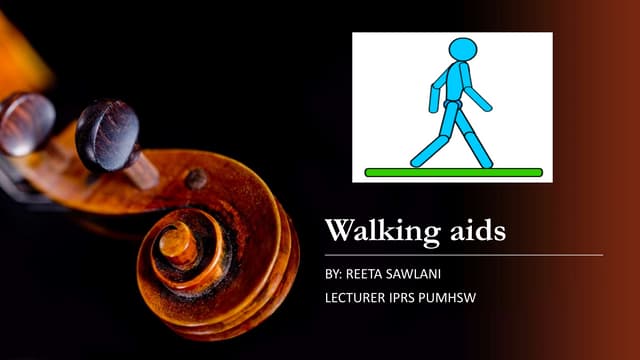 Walking Aids PPT walking-aids-ppt