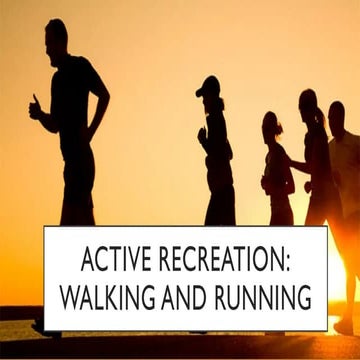 walking and running for conditioning training
