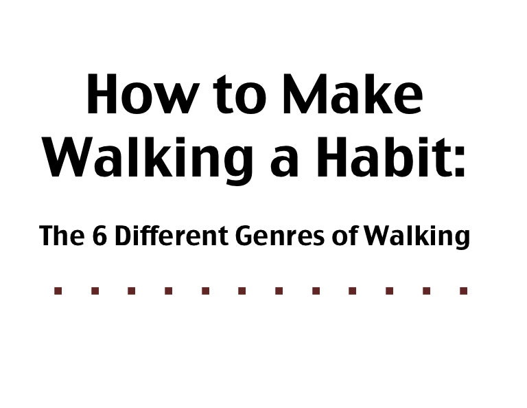6 Different Types of Walking