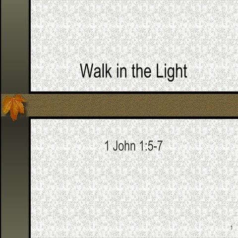 Walk light
