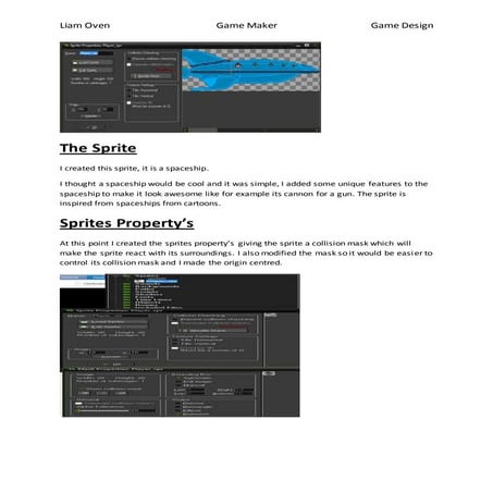 2D Game Maker Walkthrough tutorial by Liam Oven