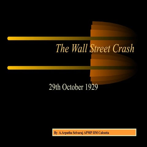 Wall Street   Crash 1929