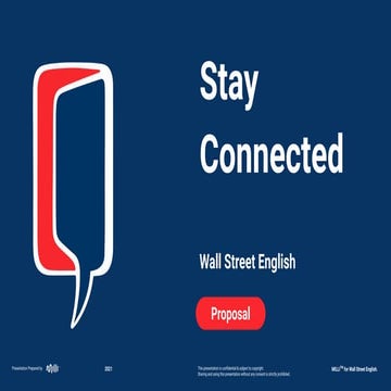 Wall Street English Nationwide Strategy 2021