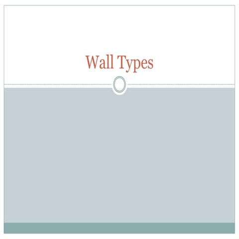 Wall types