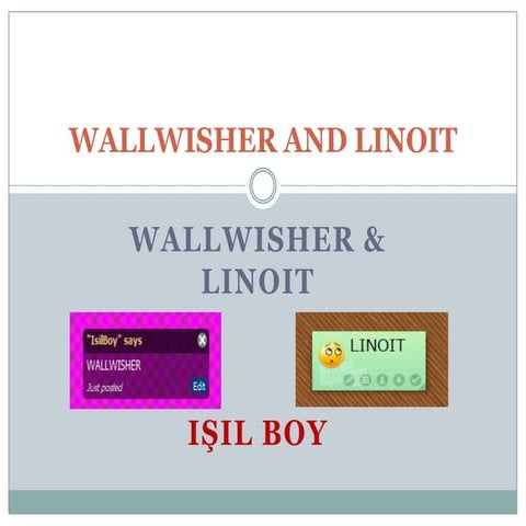 Wallwisher and Linoit
