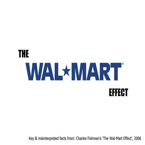 The Wal-Mart Effect