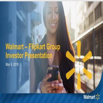 Walmart flipkart -ir- presentation