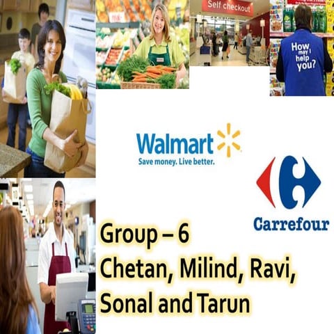 Walmart & carrefour supply chains