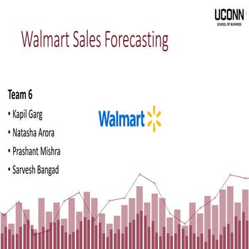 Walmart sales forecasting