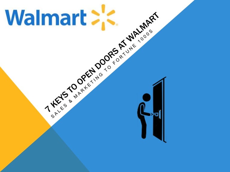 7 keys to open doors at Walmart