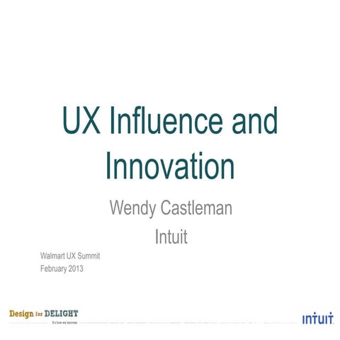 UX Influence & Innovation