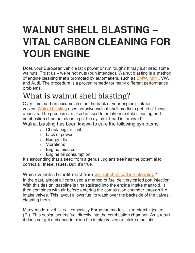 Walnut shell blasting – vital carbon cleaning for your engine 3 walnutshellblastingvitalcarboncleaningforyourengine 210929222456 thumbnail 4