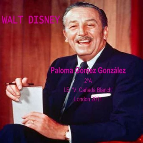 Walt Disney by Paloma