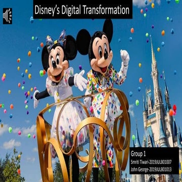 Disney Digital Transformation