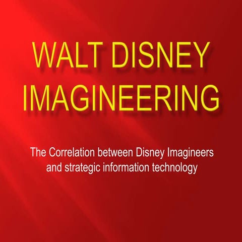 Walt Disney Imagineering