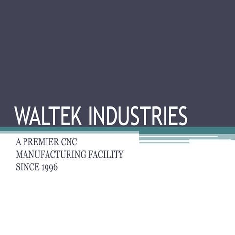 Waltek Industries Overview | PDF