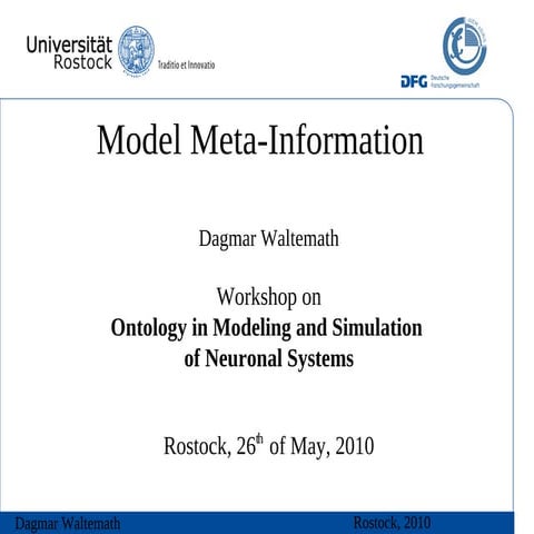 Bio-Model Meta-Information and SED-ML