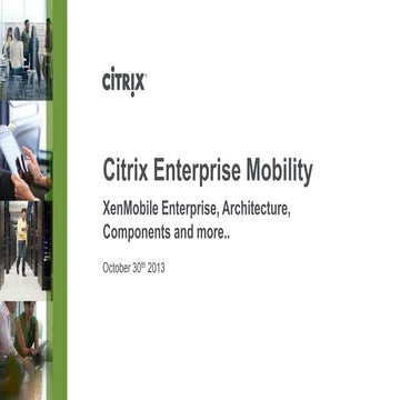 Citirx Day 2013: Citrix Enterprise Mobility