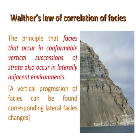 Walther’s law of correlation of facies