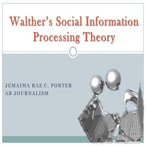Walther’s social information processing theory