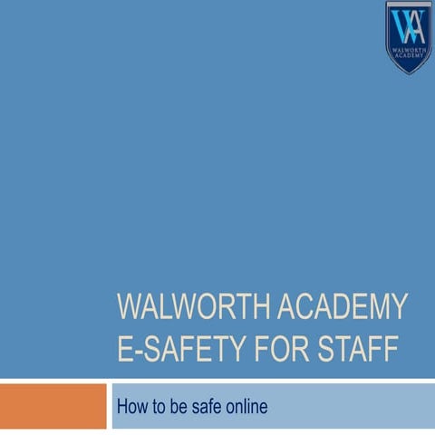 Walworth academy   e-safety (staff)